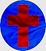 US Flag Factory - 3x5 FT Christian Flag (Sewn Cross) - 100% American Made - Outdoor SolarMax Nylon - Premium Quality