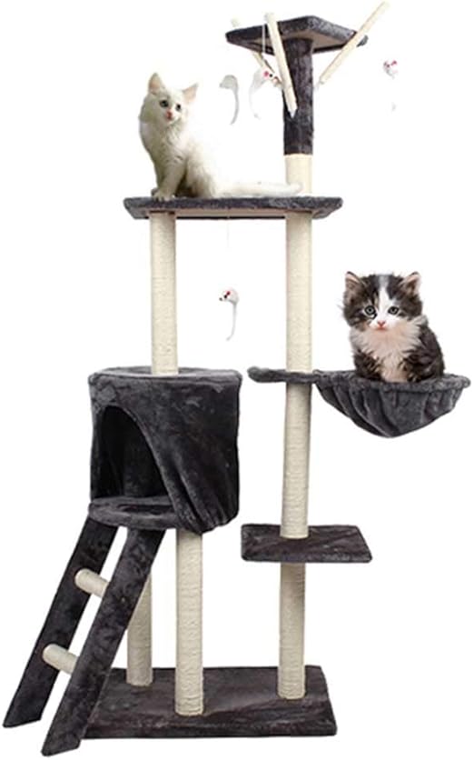 cat activity centre grey