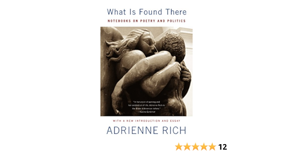 Amazon Com What Is Found There Notebooks On Poetry And Politics Expanded Edition Ebook Rich Adrienne Kindle Store