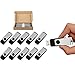 TOPESEL 10PCS 4GB USB 2.0 Flash Drive Memory Stick Fold Storage Thumb Stick Pen Swivel Design (4G, 10 PCS, Black)