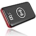 KEDRON Portable Charger Power Bank, 24000mAh Wireless Charger with LED Digital Display and 3 Outputs & Dual Inputs External Battery Pack for iPhone X,iPhone 8,Samsung Galaxy S8 Note 8 and More (Red)