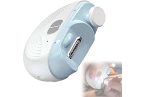 MUCPAD Electric Nail Clippers for Seniors,2026 Strong Power Automatic Nails Trimmer with Polisher,Nail Clippers File 3 Speeds Rechargeable Toe Nail Toenail Clippers for Women Men (Blue)