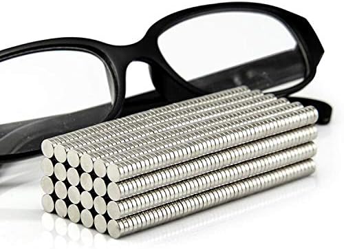 AYGYIYH 200Pieces 3x2mm/(0.12x0.08 Inch) Magnetic Push Pin, Refrigerator Magnet DIY Multi-Purpose Office, Dry Erase Board, Whiteboard, Personalized Multi-Function