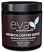 Arabica Coffee Scrub by Eva Naturals (12 oz) - Organic Cream-Based Exfoliating Scrub Reduces Cellulite and Stretch Marks - Natural Body Scrub and Body Acne Treatment - With Vitamin E