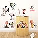 Fangeplus(R DIY Removable Snoopy Puppy Dog Cartoon Sticker Art Mural Vinyl Waterproof Wall Stickers Kids Room Decor Nursery Decal Sticker Wallpaper23.6''x17.7''