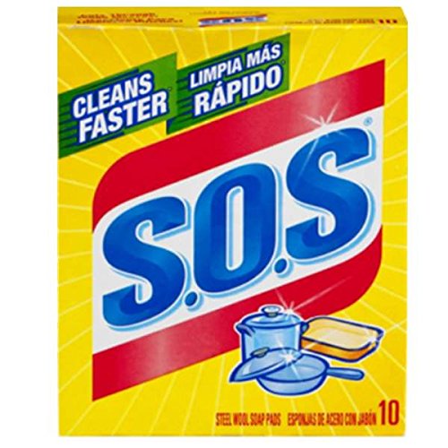 SOS SOAP PADS 10 COUNT REGULAR, CASE OF 48
