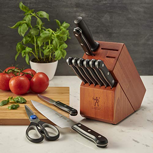 Henckels Solution 12pc Knife Block Set Cherry Pricepulse