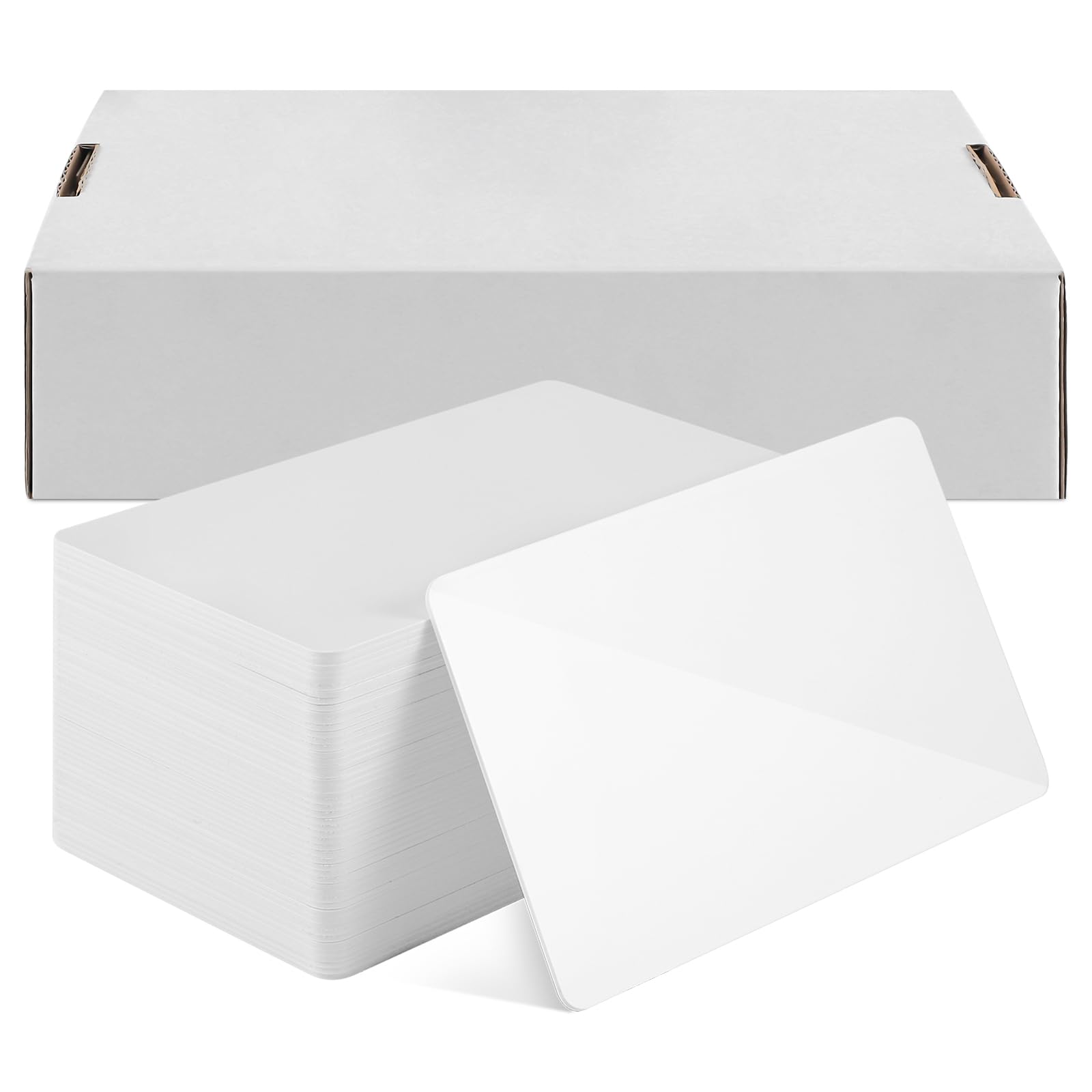 Photo 1 of 100 Pcs NFC Cards NFC Stickers Chip White Blank NFC Cards Rewritable NFC Tags 504 Bytes Memory Compatible with Android and NFC Enabled Mobile Phones Devices