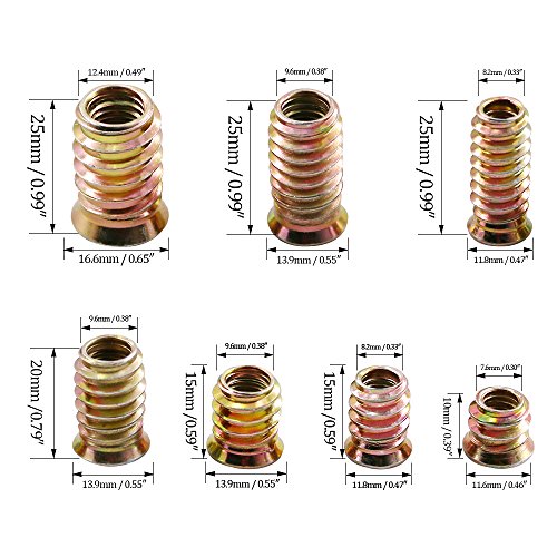 1 Glarks+Flanged+Threaded+Assortment+Furniture