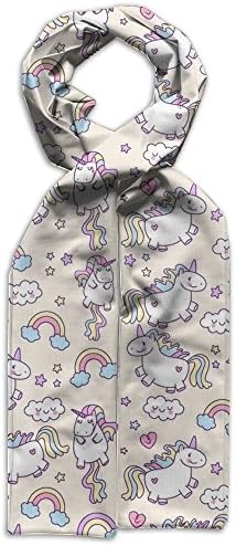 Winter Warm Soft Scarf Unicorn Fashion Long Neck Scarves Wrap Shawl For Kids Children