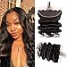 Art Show Brazilian 8A Virgin Human Hair Body Wave 13x4 Lace Frontal 12 inch Natural Color Free Part Ear to Ear Lace Closure with Baby Hair Lace Frontal Closure Human Hair Extensions