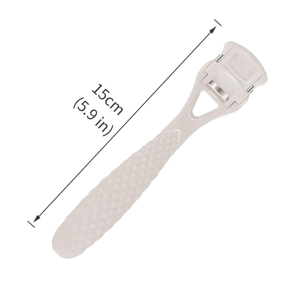 Professional Shaver Hard Skin Remover Scraper Foot Callus Cuticle Rasp Cutter Foot Care Pedicure Kit Washable Durable 2 in 1 : Beauty