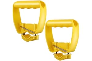 BIXUEJ 2 Pack Back Saving Tool Handle Attachment, Labor Saving Ergonomic Shovel or Rake Handle Attachment, Tool Handle Grip, 