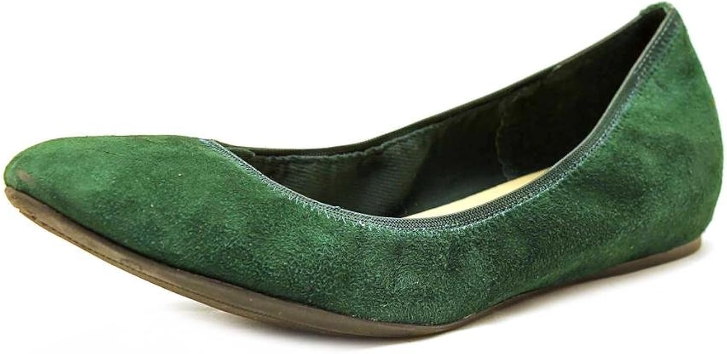 green flats for women