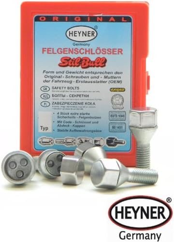 HEYNER Stil Bull wheel locking bolts M12x1.25 L=22mm A1