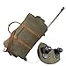 Kattee Rolling Duffle Bag with Wheels Canvas Travel Luggage Duffel Bag 50L (Army Green)