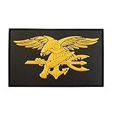 US Navy Seals DEVGRU Insignia Morale NSWDG USSOCOM PVC 3D Hook&Loop Patch