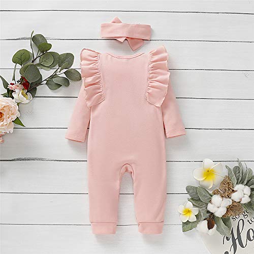 Mikrdoo Ropa Para Bebe Recien Nacido Mono Con Volantes Mono