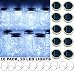 Upgraded Solar Mason Jar String Light Lids, 10 Pack 20 LED Fairy Firefly String Light Inserts with 10 Hangers Starry Lighting, Waterproof and Rust Resist for Patio Lawn Garden Wedding (Cool White) primary