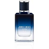 JIMMY CHOO - Man Blue Eau de Toilette - Men's Fragrance - Aromatic Leathery Woody - With notes of Black Pepper, Cypress & Sandalwood - 1.0 Fl Oz