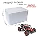 RC Cars High Speed Remote Control Truck 2.4Ghz 4CH Off Road RC Car Rock Off-Road Vehicle 1:16 Alloy Shell Monster Truck Rechargeable Buggy Vehicle (Red)