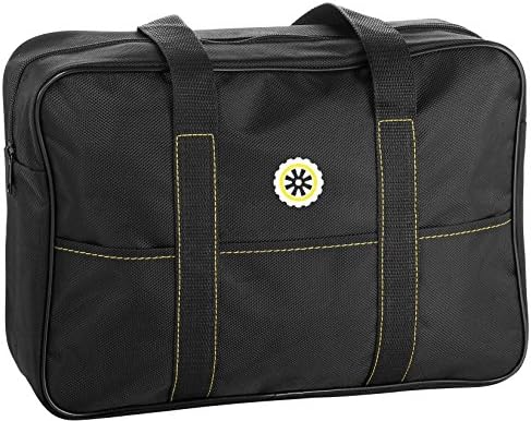Heavy Duty Tool Bag – Contractor or electrician canvas tool bag with zipper for multipurpose activities - 6 pockets for extra storage