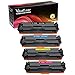 ValueToner Compatible Toner Cartridge for HP 410A CF410A CF411A CF412A CF413A For LaserJet Pro M452nw M452dw M452dn M477fdw M477fnw M477fdn MFP Printer (1 Black, 1 Cyan, 1 Magenta, 1 Yellow) 4 Pack