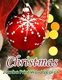 Christmas Jumbo Print Word Search (Jumbo Print Puzzle Books) by Puzzlefast