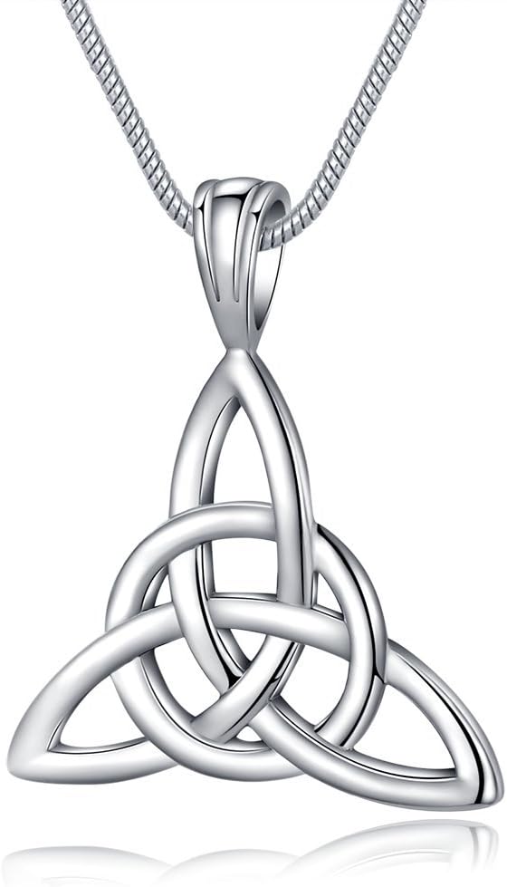 925 Sterling Silver Earrings Good Luck Polished Irish Celtic Knot Vintage Dangles for Women Girls