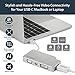StarTech.com USB C Multiport Video Adapter with HDMI, VGA, Mini DisplayPort or DVI - USB Type C Monitor Adapter to HDMI 1.4 or mDP 1.2 (4K) - VGA or DVI (1080p) - Silver Aluminum (CDPVGDVHDMDP)