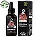 Beard Oil for Men - USA-Made Formula - Natural Unscented Beard Growth Oil for Fuller and Thicker Beard - Best Organic Mustache Conditioner Softener
