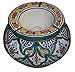 Treasures Of Morocco Moroccan Handmade Ceramic Ashtrays Smokeless Cigar Exquisite Design with Vivid Colors X-Large