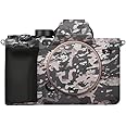 JERXTTON Anti-Scratch Camera Cover Skin Sticker for Sony Alpha A7RV A7R5 A7RM5 Protector Vinyl Film Skin Protective Decoration (Field Camouflage)