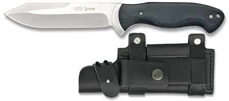 Martinez Albainox Rui Serie Energy Messer Titan beschichtet mit Lederscheide Survival