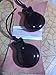 Pair Flamenco Castanets Black fiberglass AMATEUR model -SIZE 4- Includes a carrying case