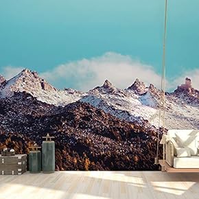 Wall Mural Magnificent Mountain View Removable Wallpaper Wall Sticker for Bedroom Living Room - 66x96 inches