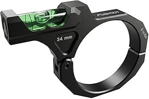 AGSHOOT Precision Scope Bubble Level, Anti-Cant Riflescope Level Bubble for Long Range Shooting & Competition | 25.4/30/34/35