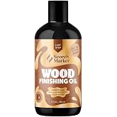 Scorch Marker Wood Finishing Oil, Food Safe Cutting Board Oil, 8 oz | Made with food grade MCT oil. Conditions cutting boards, butcher blocks and wood projects. Rub in, wipe off, done.