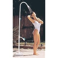 Outdoor Lamp Company Poolside Portable Power Shower with Foot Washer