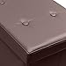 Sorbus Storage Bench Chest – Collapsible/Folding Bench Ottoman with Cover – Perfect Hope Chest, Pouffe Ottoman, Coffee Table, Seat, Foot Rest, and More – Contemporary Faux Leather (Chocolate)