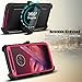 Moto Z2 Force Case, Moto Z2 Play Case, Venoro Heavy Duty Shockproof Full Body Protection Rugged Hybrid Case Cover with Swivel Belt Clip and Kickstand for Motorola Z Force 2017 (Rose)