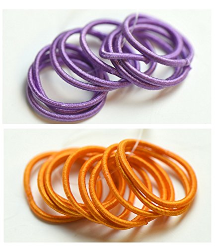 Ecome 100pcs Hair Accessories Elastic Hair Bands Girl Headbands Hair Ropes