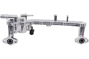 ApplianPar Aluminum Rear Coolant Water Heater Pipe Manifold Tube for Land Rover Range Rover Jaguar F-Pace F-Type 5.0L V8