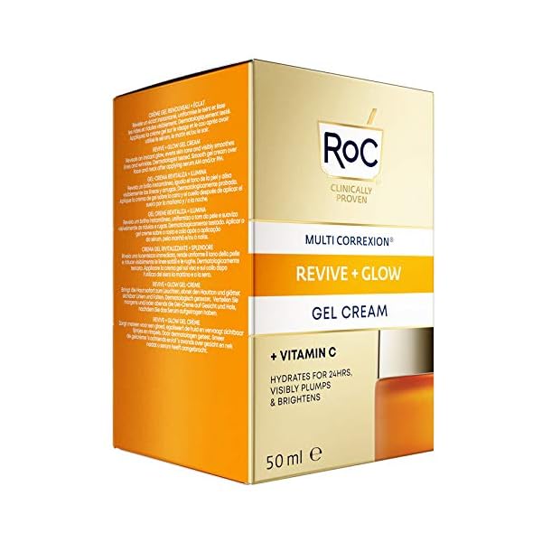 RoC-Multi-Correxion-Revive-Glow-Vitamin-C-Gel-Cream-Anti-Wrinkle-and-Aging-Firming-Moisturiser-50ml RoC - Multi Correxion Revive + Glow Vitamin C Gel Cream - Anti Wrinkle and Ageing Moisturiser - Visibly Plumps and…