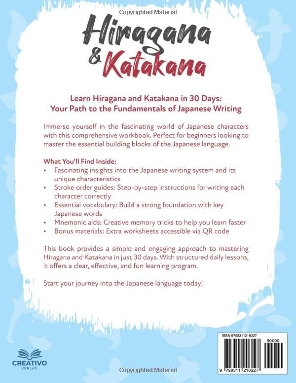Hiragana & Katakana Workbook - Learn Japanese Characters In 30 Days ...