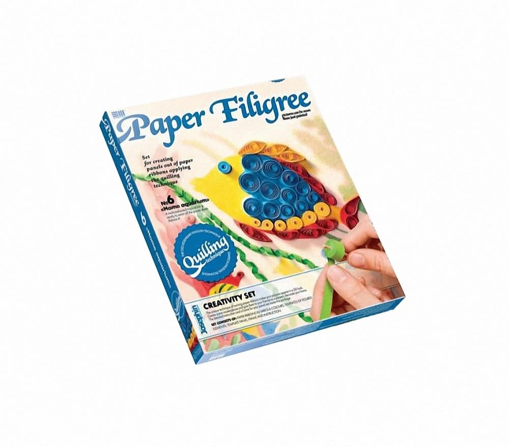 Josephin ELF967006 Paper Filigree The Set Home Aquarium, Multi Colour, One Size