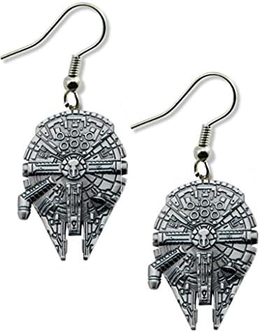 Millennium Falcon Dangle Earrings w/Gift Box