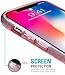 TOZO for iPhone X Case Shiny Bling Crystal Glitter Sparkle Support Wireless Charging Premium Three Layer Hybrid PC+TPU TPU Soft Grip Cover Shell for Apple 5.8 in iPhone X/iPhone 10 Pink