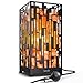 Levoit Enza Himalayan Salt Lamp, Hand Carved Natural Hymilain Pink Salt Rock Lamps with Metal Housing, Night Light Touch Brightness Dimmable Control, 3 Bulbs, ETL Certfied Cord & Luxury Gift Box