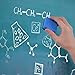 Eathtek 36 Packed Magnetic Whiteboard Dry Eraser Chalkboard Cleansers Wiper For Home,School and Office Use(4 Colors,2x2x0.8inch)